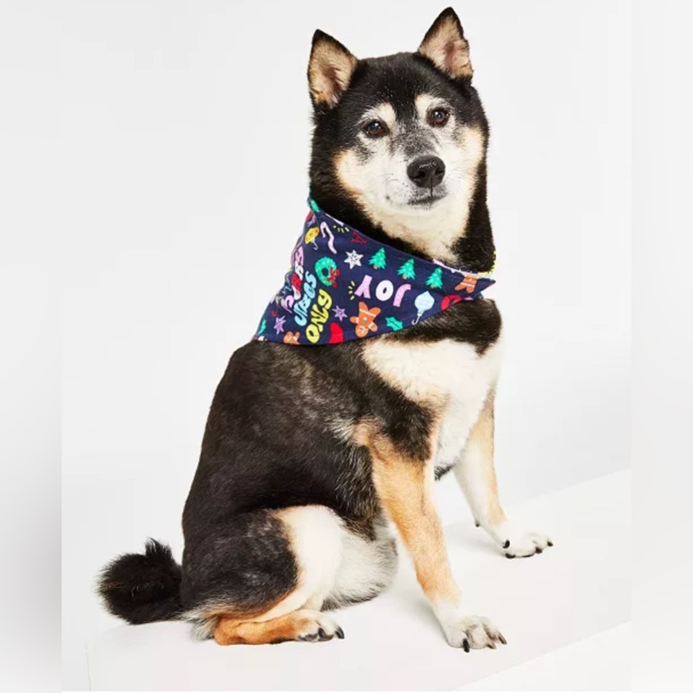 Family Pajamas Holiday Toss Cotton Pet Bandana